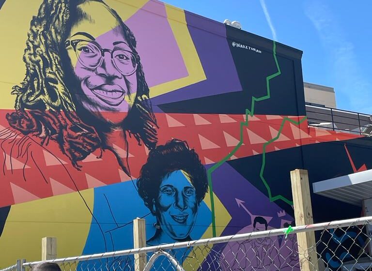 Washington DC: Mural de Ketanji Brown Jackson y ​​Constance Baker Motley