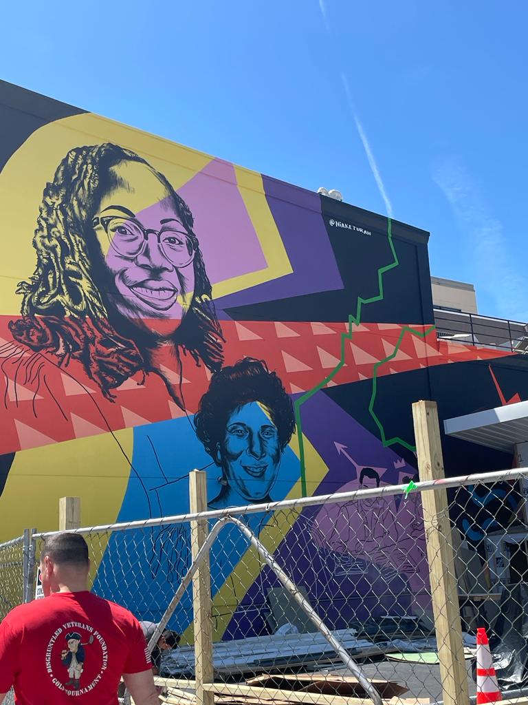 Washington DC: Mural de Ketanji Brown Jackson y ​​Constance Baker Motley